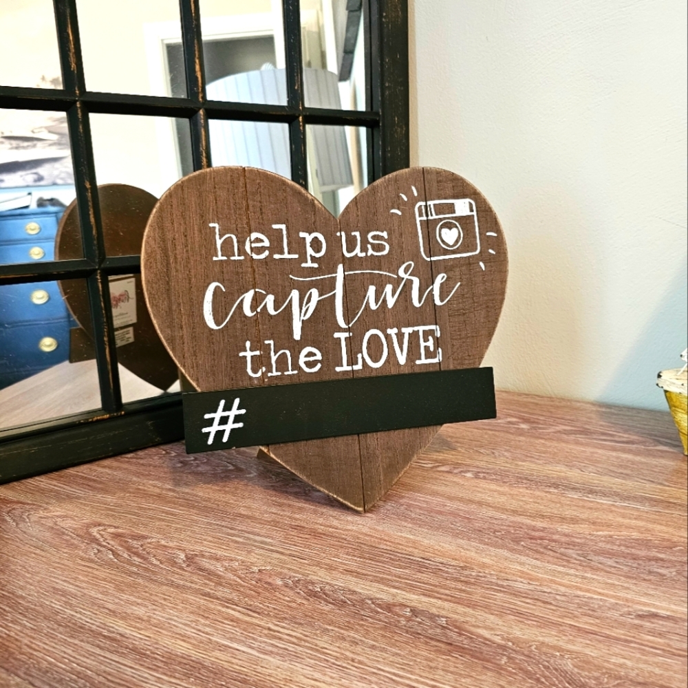 Wedding Hashtag Sign